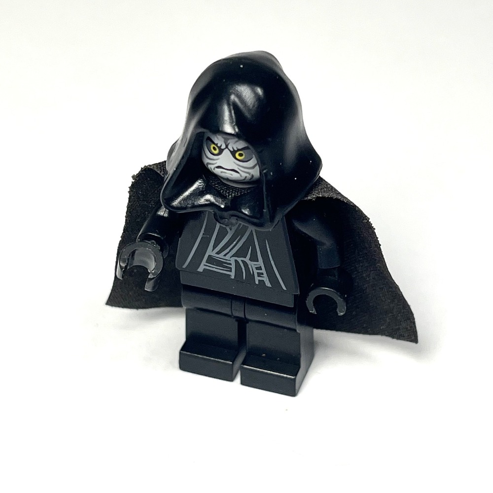 LEGO Star Wars Emperor Palpatine Minifigure Light Bluish Gray Head Hands sw0210
